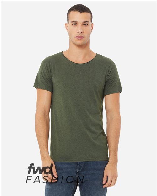 BELLA + CANVAS Unisex FWD Fashion Triblend Raw Neck Tee 3414