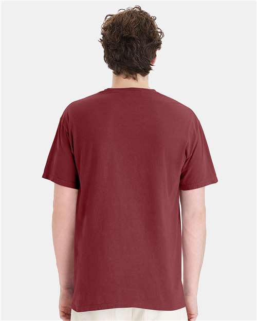 ComfortWash by Hanes Unisex Garment-Dyed Pocket T-Shirt GDH150 - Cayenne