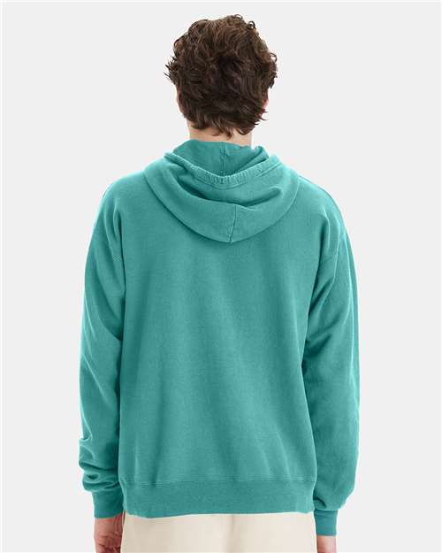 ComfortWash by Hanes Unisex Garment-Dyed Hooded Sweatshirt GDH450 - Spanish Moss