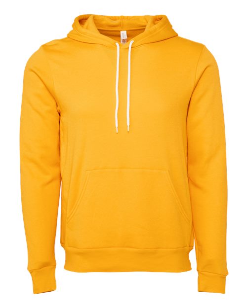 BELLA + CANVAS Unisex Sponge Fleece Hoodie Sweatshirt 3719 - Gold