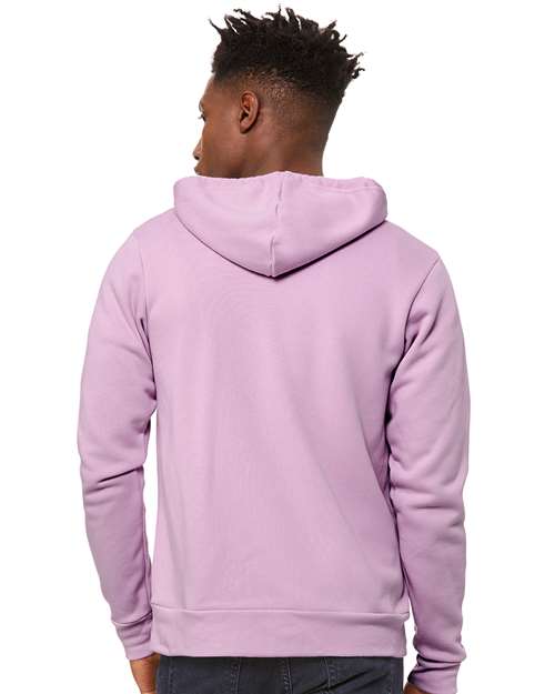 BELLA + CANVAS Unisex Sponge Fleece Full-Zip Hoodie Sweatshirt 3739 - Lilac