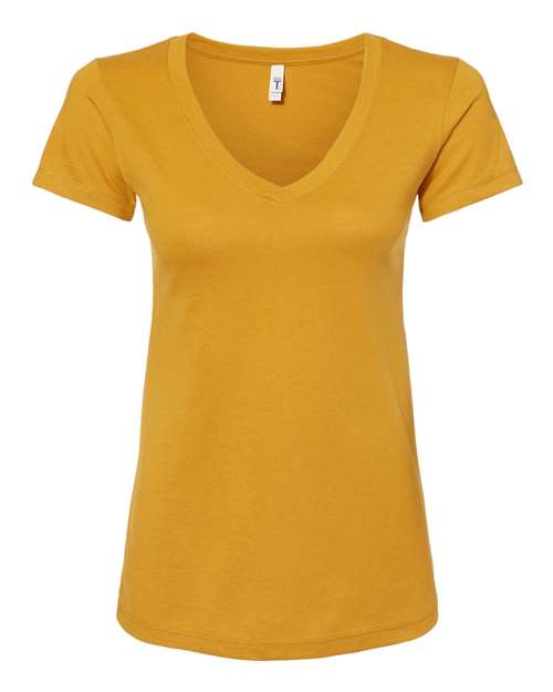 Next Level Women's Ideal V-Neck T-Shirt 1540 - Antique Gold