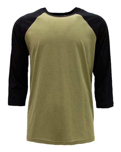 Next Level Unisex CVC Three-Quarter Sleeve Raglan T-Shirt 6251
