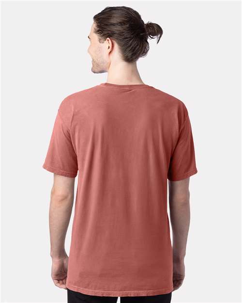ComfortWash by Hanes Men's Garment-Dyed T-Shirt GDH100 - Nantucket Red