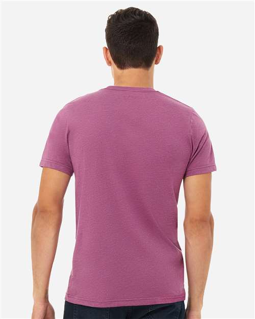 BELLA + CANVAS CVC Jersey Tee 3001CVC - Heather Magenta