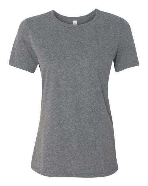 BELLA + CANVAS Women’s Relaxed Fit Heather CVC Tee 6400CVC - Deep Heather