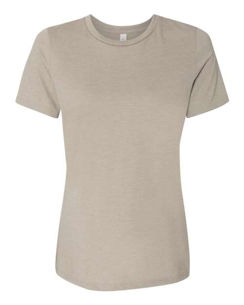 BELLA + CANVAS Women’s Relaxed Fit Heather CVC Tee 6400CVC - Heather Stone