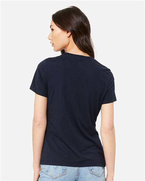 BELLA + CANVAS Women’s Relaxed Fit Triblend Tee 6413 - Solid Navy Triblend