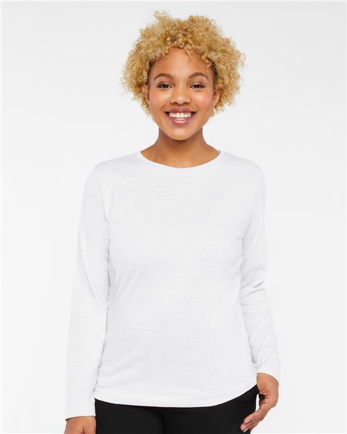 LAT Women's Long Sleeve Premium Jersey Tee 3588
