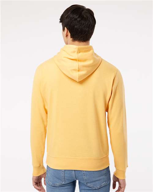 J. America Men's Triblend Fleece Hooded Sweatshirt 8871 - Golden Triblend