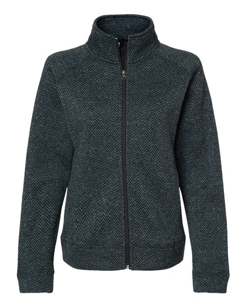 J. America Women's Traverse Full-Zip Sweater 8716