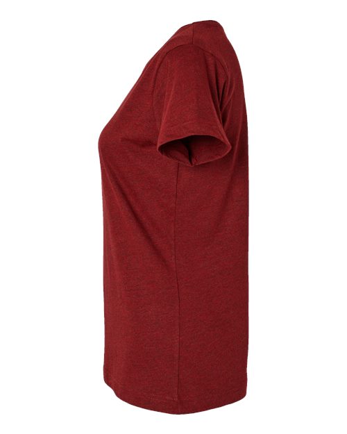 LAT Women's Fine Jersey Tee 3516 - Cardinal Blackout