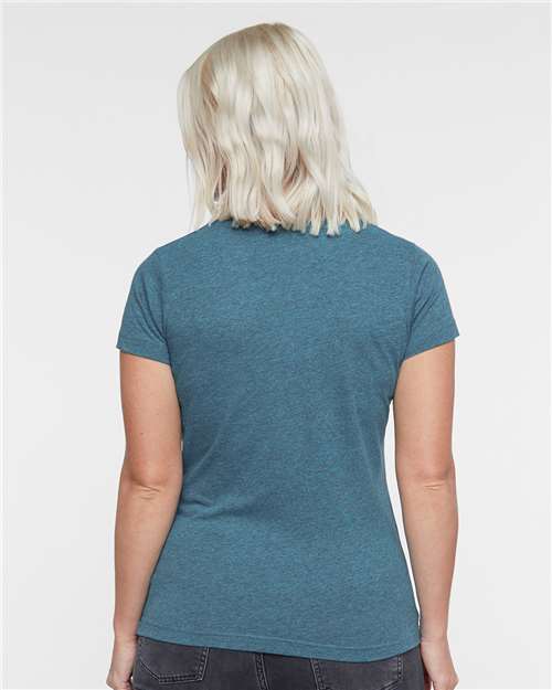 LAT Women's Fine Jersey Tee 3516 - Surf Blackout