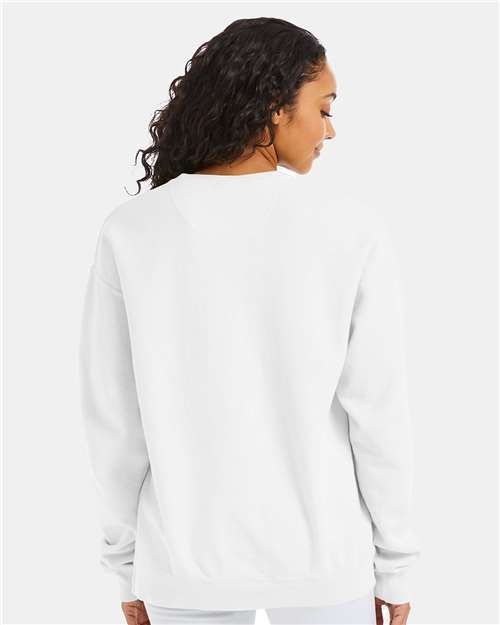 ComfortWash by Hanes Unisex Garment-Dyed Crewneck Sweatshirt GDH400 - White