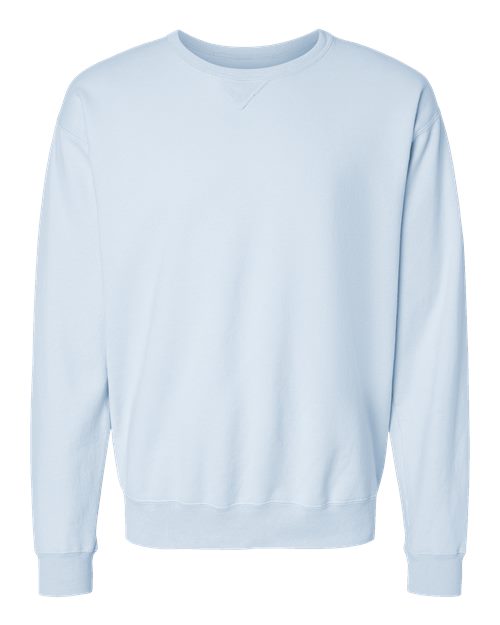 ComfortWash by Hanes Unisex Garment-Dyed Crewneck Sweatshirt GDH400 - Soothing Blue