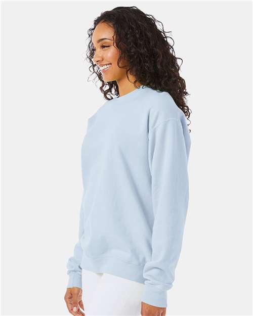 ComfortWash by Hanes Unisex Garment-Dyed Crewneck Sweatshirt GDH400 - Soothing Blue