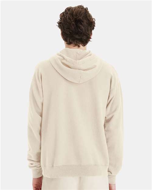 ComfortWash by Hanes Unisex Garment-Dyed Hooded Sweatshirt GDH450 - Parchment