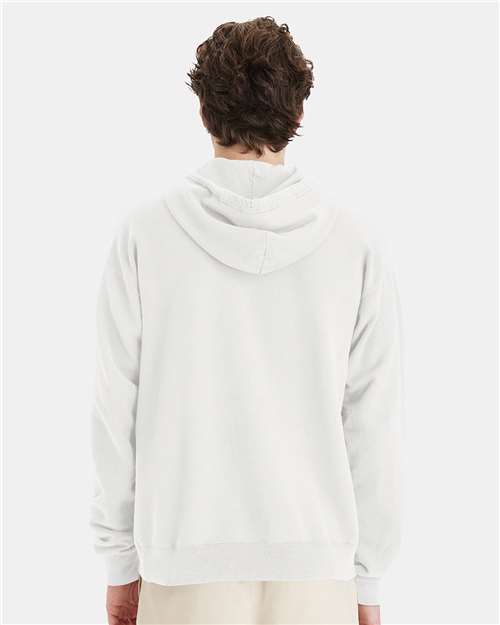 ComfortWash by Hanes Unisex Garment-Dyed Hooded Sweatshirt GDH450 - White