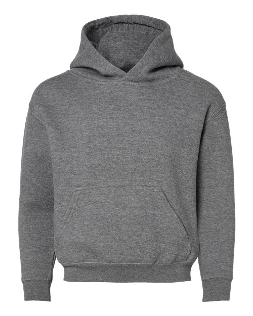 LAT Youth Fleece Hoodie Sweatshirt 2296 - Granite Heather