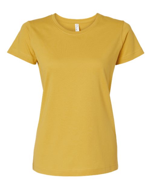 LAT Women's Fine Jersey Tee 3516 - Mustard