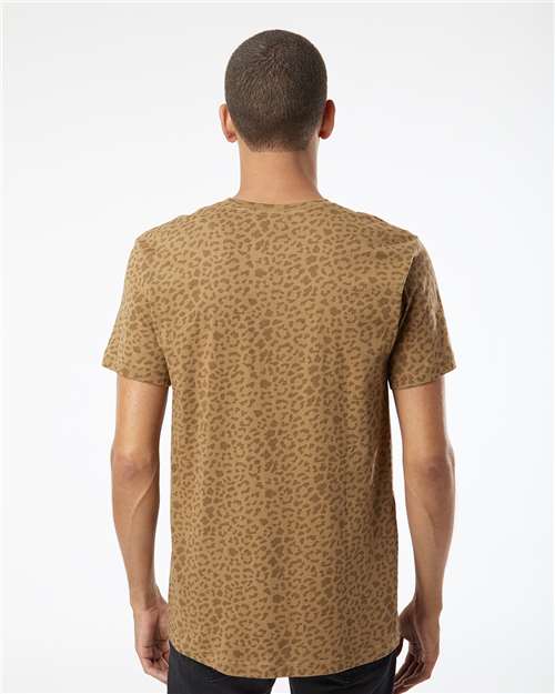 LAT Unisex Fine Jersey Tee 6901 - Brown Leopard