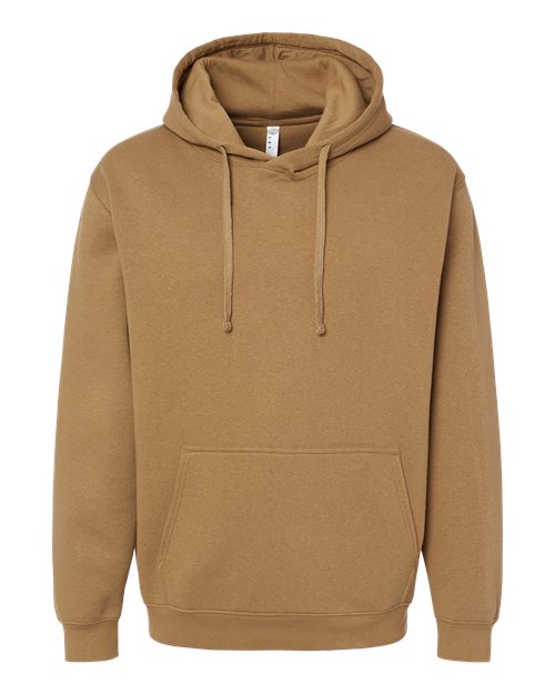LAT Unisex Elevated Fleece Hoodie Sweatshirt 6926 - Coyote Brown