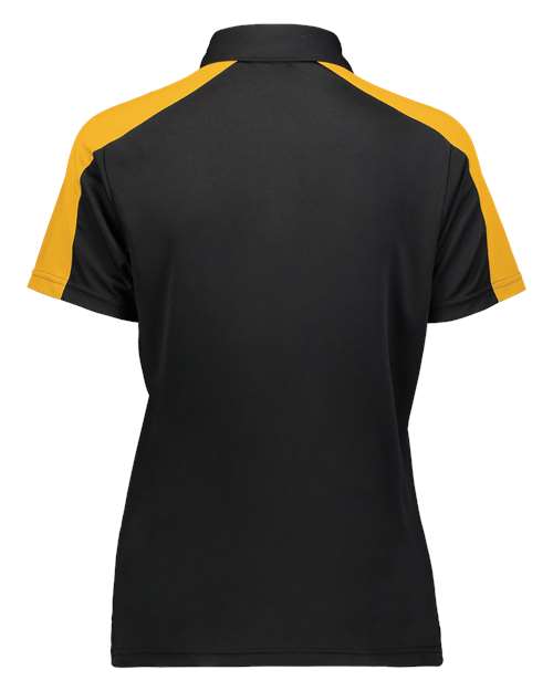 Augusta Sportswear Women's Two-Tone Vital Polo 5029 - Black/ Gold