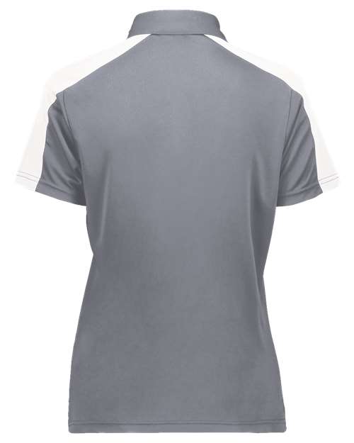 Augusta Sportswear Women's Two-Tone Vital Polo 5029 - Graphite/ White