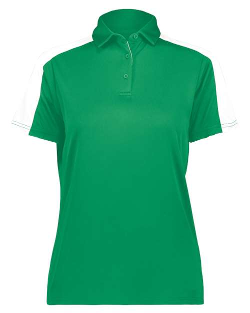 Augusta Sportswear Women's Two-Tone Vital Polo 5029 - Kelly/ White