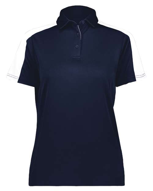Augusta Sportswear Women's Two-Tone Vital Polo 5029 - Navy/ White