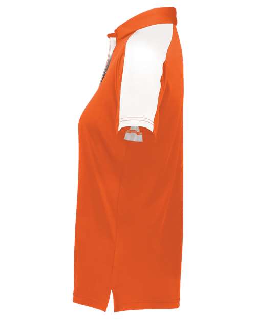 Augusta Sportswear Women's Two-Tone Vital Polo 5029 - Orange/ White