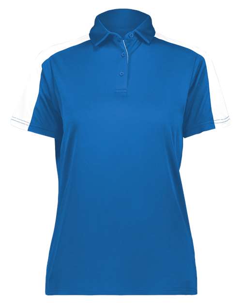 Augusta Sportswear Women's Two-Tone Vital Polo 5029 - Royal/ White