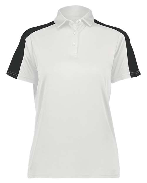 Augusta Sportswear Women's Two-Tone Vital Polo 5029 - White/ Black