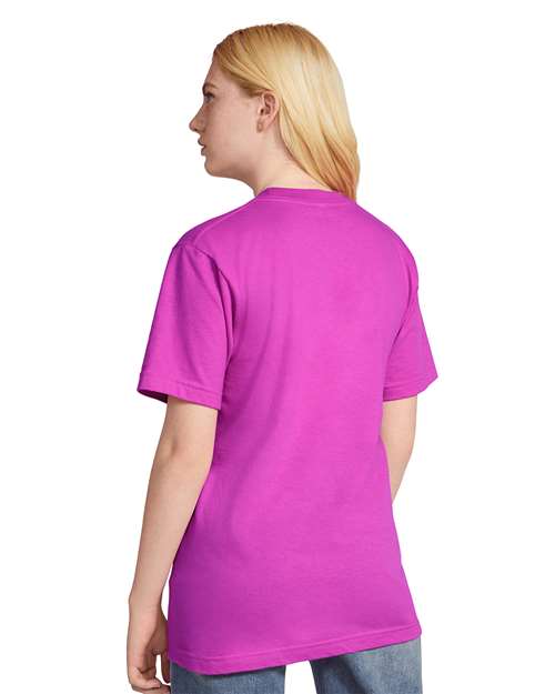 American Apparel Unisex Fine Jersey Tee 2001 - Super Pink