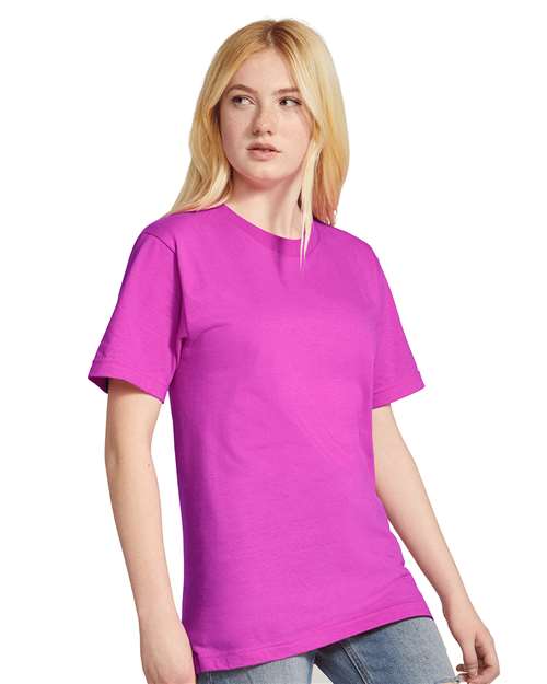 American Apparel Unisex Fine Jersey Tee 2001 - Super Pink