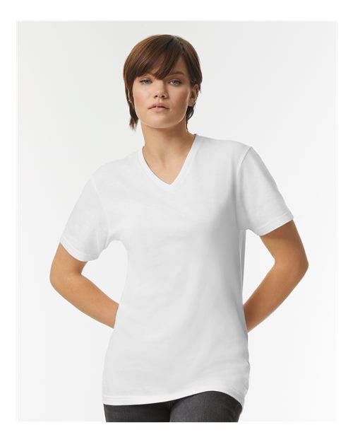 American Apparel Unisex CVC V-Neck Tee 2006CVC