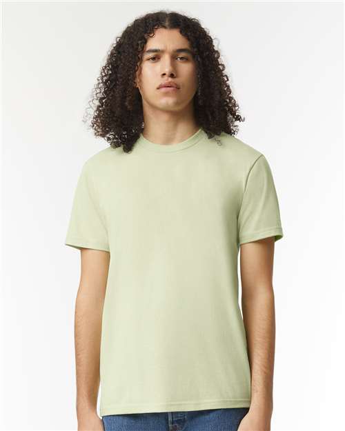 American Apparel Unisex CVC Tee 2001CVC - Heather Cucumber