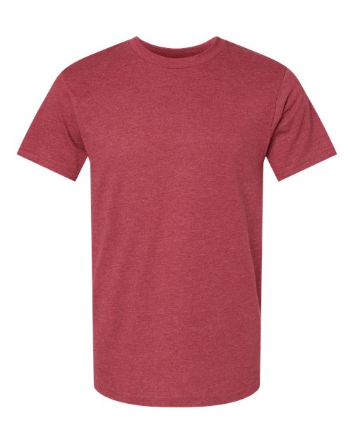 American Apparel Unisex CVC Tee 2001CVC - Heather Cardinal