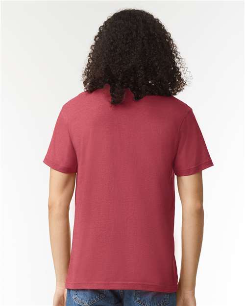 American Apparel Unisex CVC Tee 2001CVC - Heather Cardinal