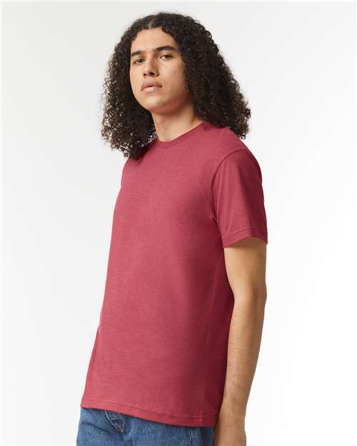 American Apparel Unisex CVC Tee 2001CVC - Heather Cardinal