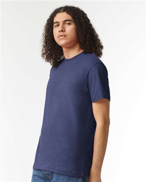 American Apparel Unisex CVC Tee 2001CVC - Heather Indigo