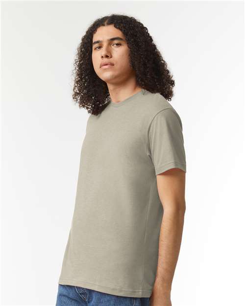 American Apparel Unisex CVC Tee 2001CVC - Heather Khaki