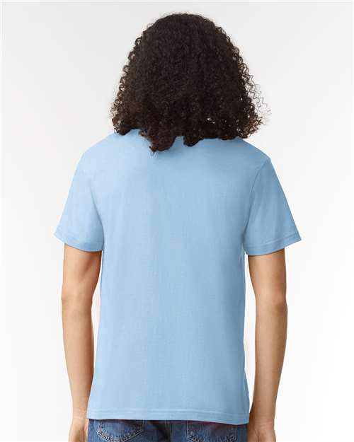 American Apparel Unisex CVC Tee 2001CVC - Heather Light Blue
