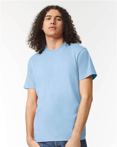 American Apparel Unisex CVC Tee 2001CVC - Heather Light Blue