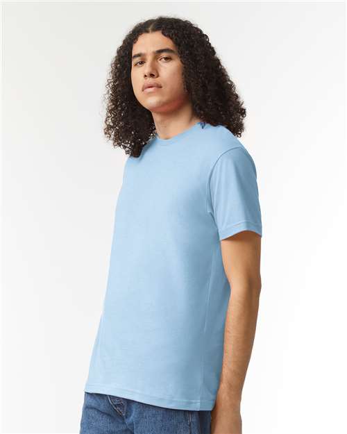 American Apparel Unisex CVC Tee 2001CVC - Heather Light Blue