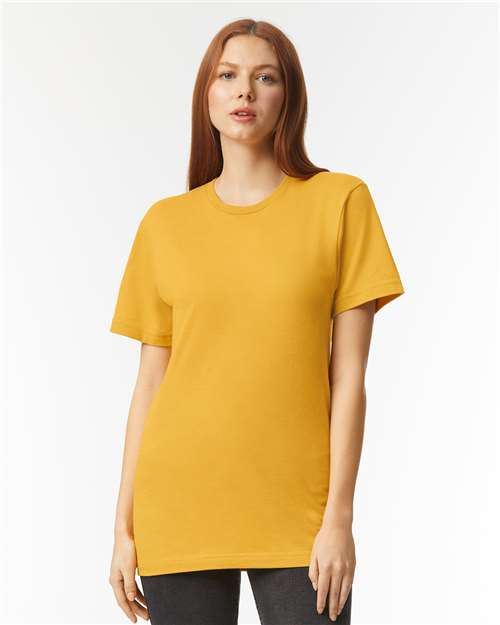 American Apparel Unisex CVC Tee 2001CVC - Heather Mustard