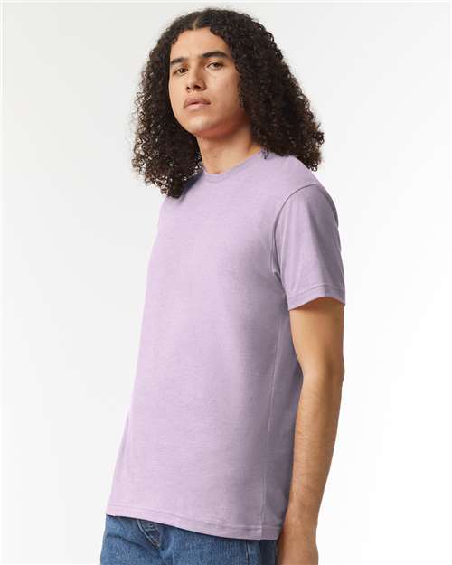 American Apparel Unisex CVC Tee 2001CVC - Heather Lilac