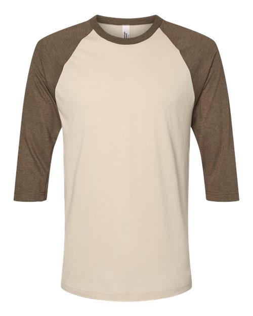American Apparel Unisex CVC Three-Quarter Sleeve Tee 2003CVC