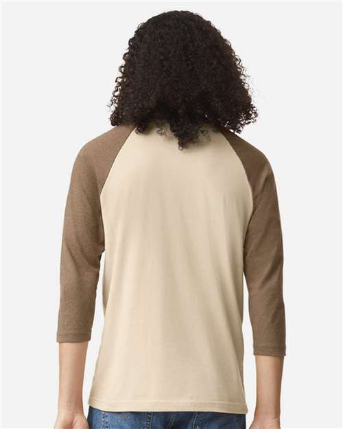 American Apparel Unisex CVC Three-Quarter Sleeve Tee 2003CVC