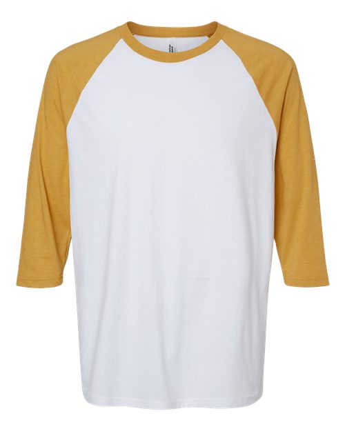 American Apparel Unisex CVC Three-Quarter Sleeve Tee 2003CVC